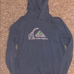 Quiksilver Blue Sweatshirt Hoodie
